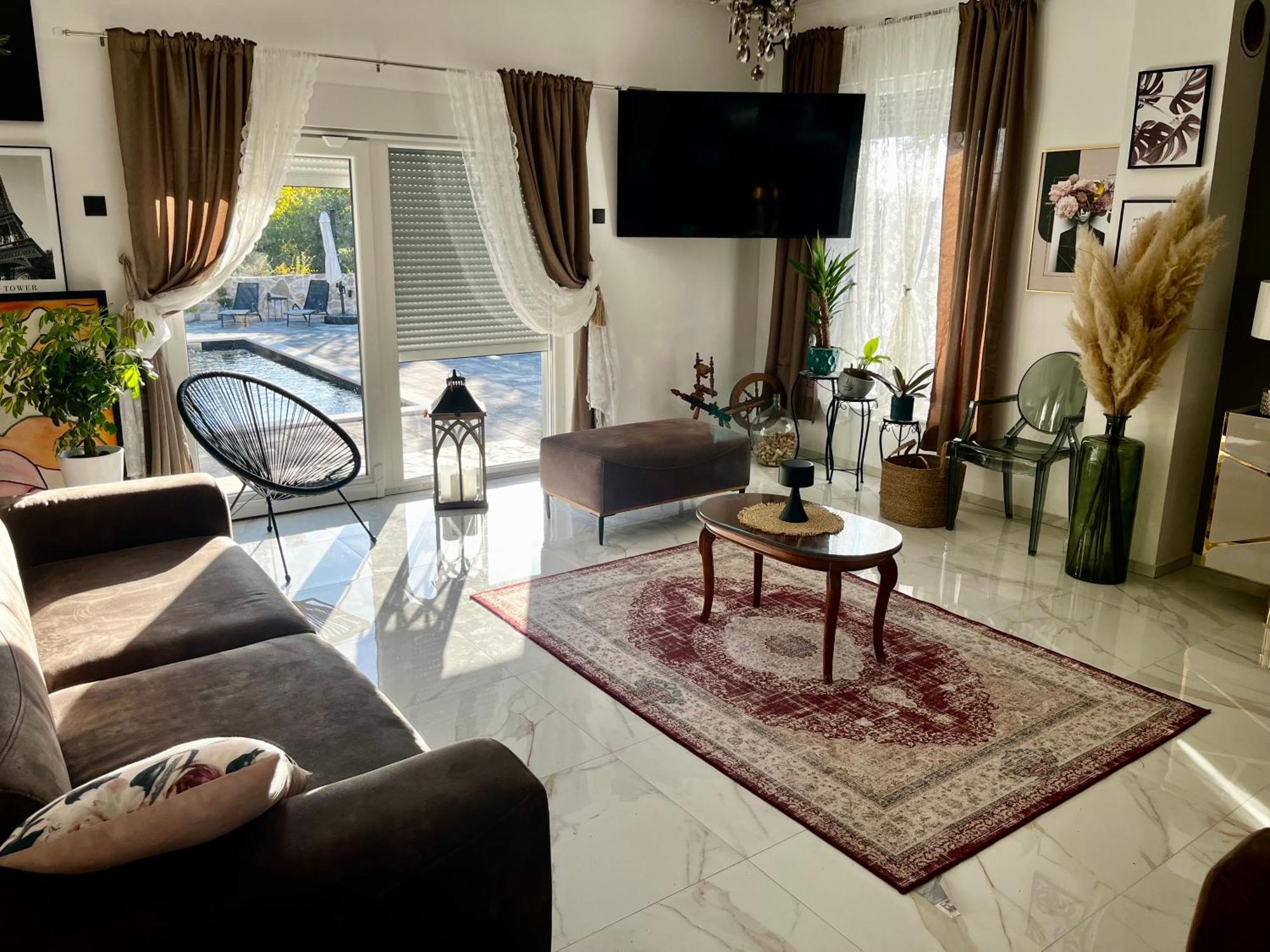 Luxury Villa Andrea Vrzika In Forest Near The Sea Zagvozd Kültér fotó