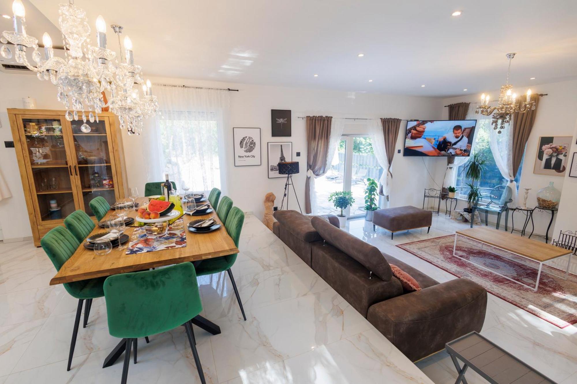 Luxury Villa Andrea Vrzika In Forest Near The Sea Zagvozd Kültér fotó