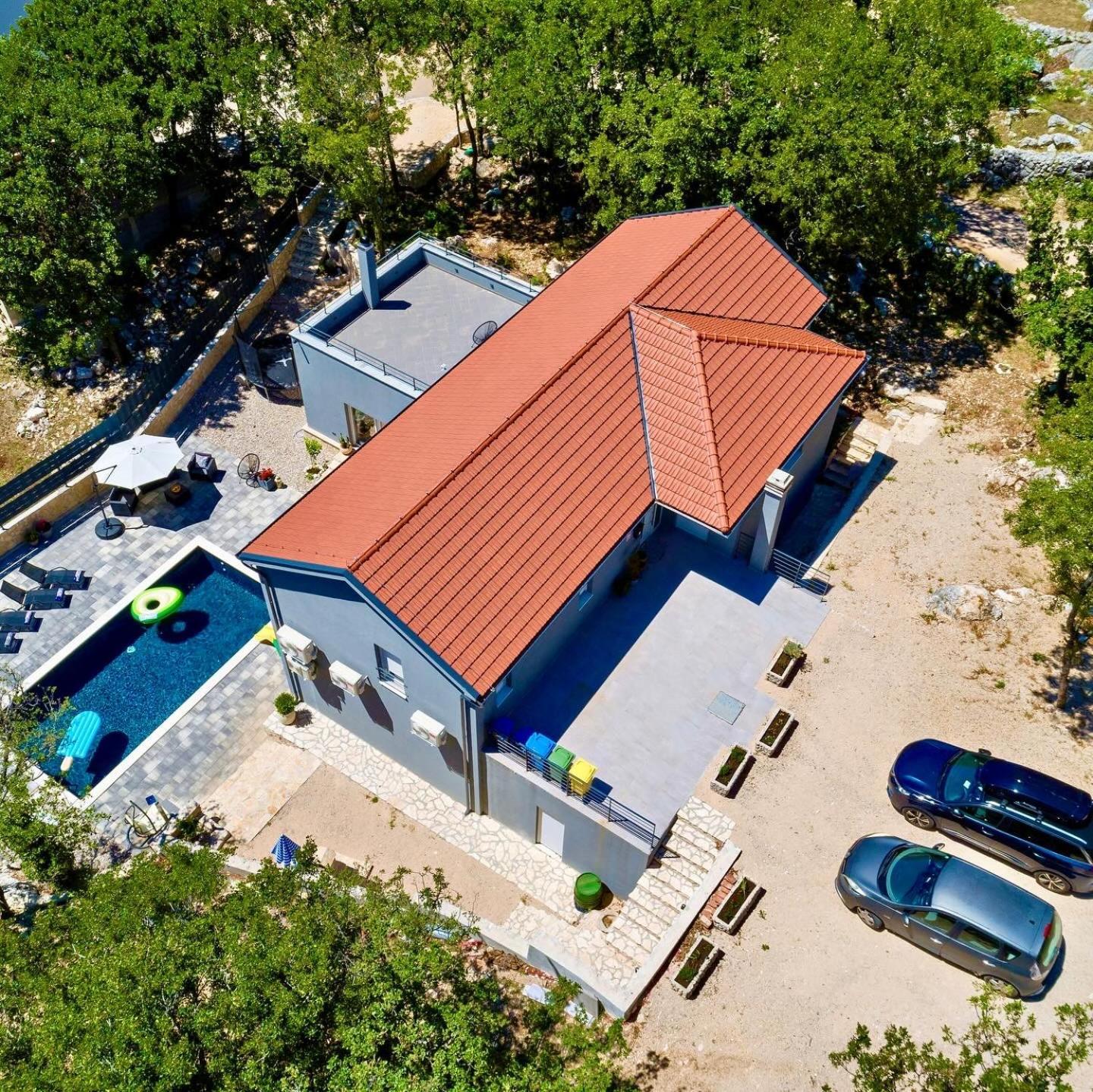Luxury Villa Andrea Vrzika In Forest Near The Sea Zagvozd Kültér fotó