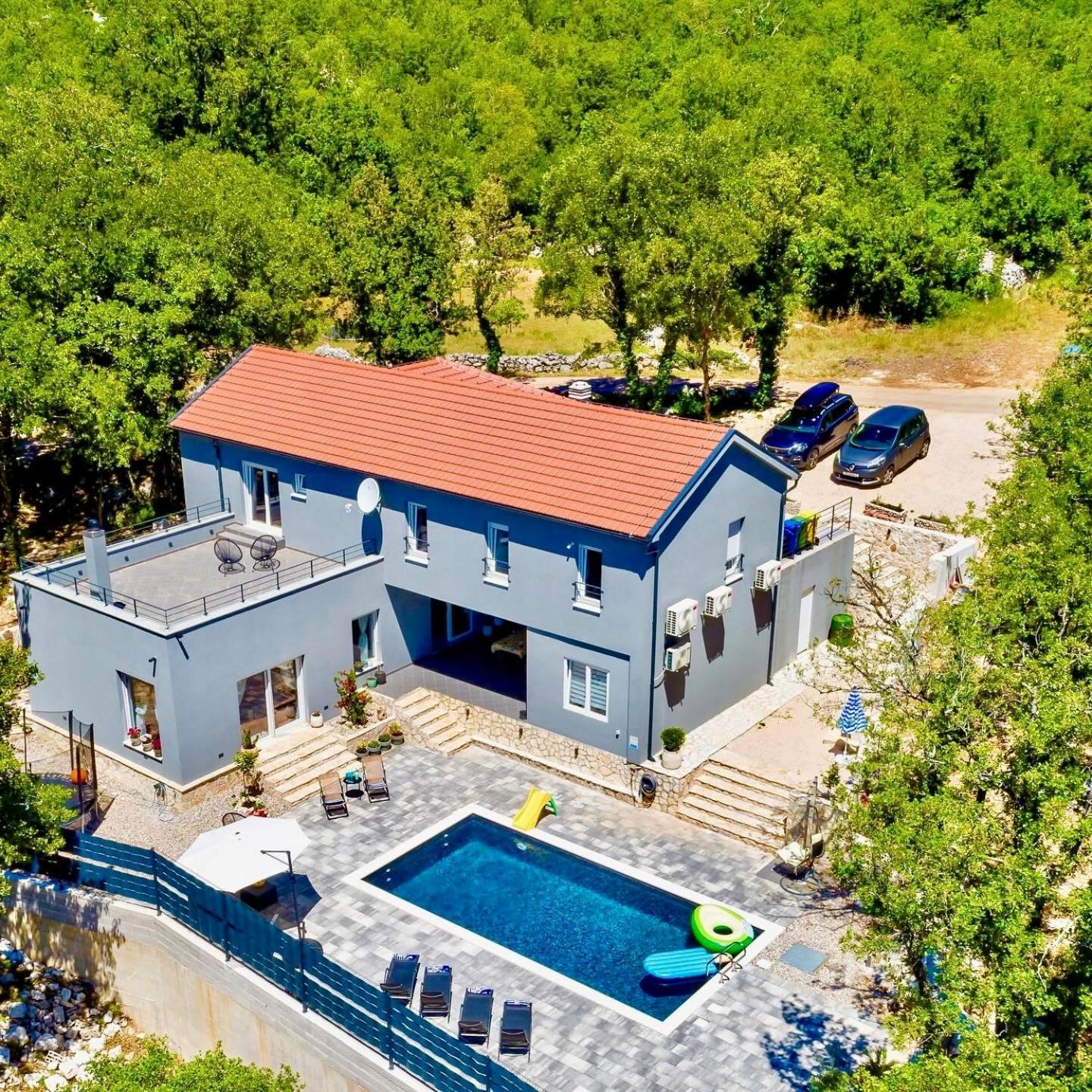 Luxury Villa Andrea Vrzika In Forest Near The Sea Zagvozd Kültér fotó
